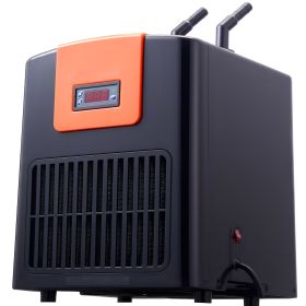 VEVOR Aquarium Chiller 52 Gallon, 1/10 HP Water Chiller for Hydroponics, Fast Cooling for Fish Tank, Axolotl, Coral Reef