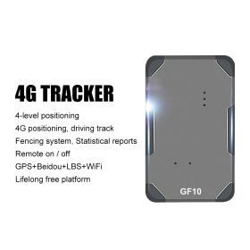 Off Road Vehicle Tracking Device Rechargeable GPS Tracker w/ Emergency Notifier