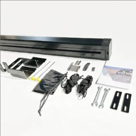 Fast Open Sun Shade Retractable Vehicle Side Awning For Car (Option: Balck)