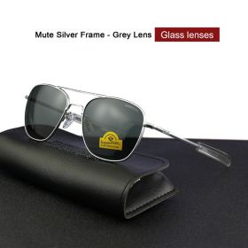 RE Sunglasses Man American Army Military Aviation Pilot Sun Glasses Glass Lens Woman Luxury Brand Vintage Metal Titanium Frame (Frame Color: RE55, Lenses Color: C4)