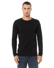 Unisex Jersey Long-Sleeve T-Shirt - RED - S (Color: Black, size: S)