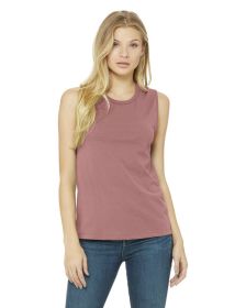 Ladies' Jersey Muscle Tank - WHITE - S (Color: MAUVE, size: XL)