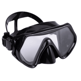 diving glasses.  snorksubmersible mask adult size dry pipe anti-fog, diving sports protector 230g Tempered Glasses (PSBCP0090-BLACK: PSBCP0090-BLACK)