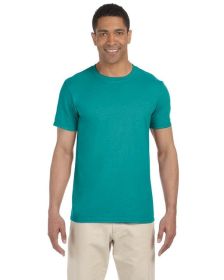 Pack Of 5 Gildan G640 Adult Softstyle T-Shirt (Color: JADE DOME, size: L)