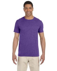 Pack Of 5 Gildan G640 Adult Softstyle T-Shirt (Color: HEATHER PURPLE, size: 3XL)