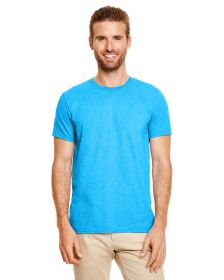 Pack Of 5 Gildan G640 Adult Softstyle T-Shirt (Color: HEATHER SAPPHIRE, size: 2XL)