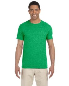 Pack Of 5 Gildan G640 Adult Softstyle T-Shirt (Color: HTHR IRISH GREEN, size: 2XL)