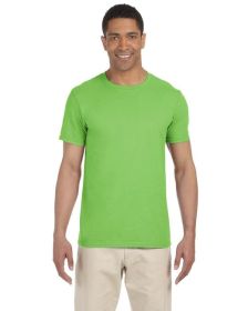 Pack Of 5 Gildan G640 Adult Softstyle T-Shirt (Color: LIME, size: 3XL)