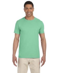 Pack Of 5 Gildan G640 Adult Softstyle T-Shirt (Color: MINT GREEN, size: 2XL)