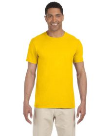 Pack Of 5 Gildan G640 Adult Softstyle T-Shirt (Color: DAISY, size: XL)