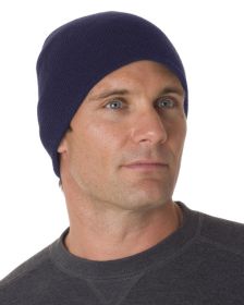Bayside BA3810 100% Acrylic Beanie (Color: NAVY, size: OS)