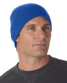 Bayside BA3810 100% Acrylic Beanie (Color: ROYAL BLUE, size: OS)