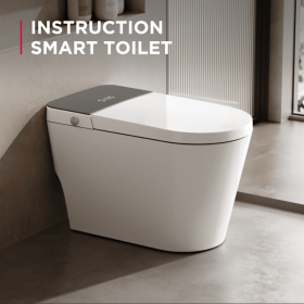 PSMG740Good Smart Toilet Deodorizing and Silent Smart Toilet for Bedrooms Dedicated to the Bathroom. Instant deodorization water curtain purifica (PSMG740Good: PSMG740Good)
